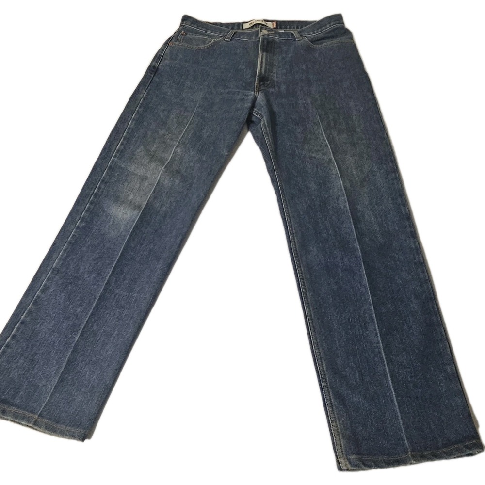 Vtg Levis 550 Jeans Men 36x30 Relaxed Fit Straight Leg Y2K Medium Wash Denim EUC